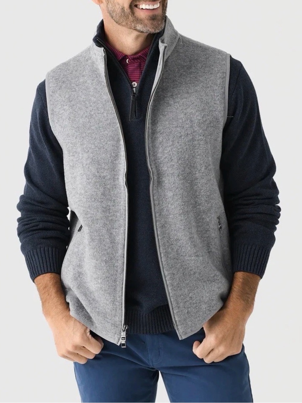 Peter Millar Men's Crown Sweater Fleece Vest NWT medium